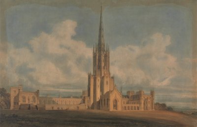 Entwurf für Fonthill Abbey, Wiltshire von James Wyatt